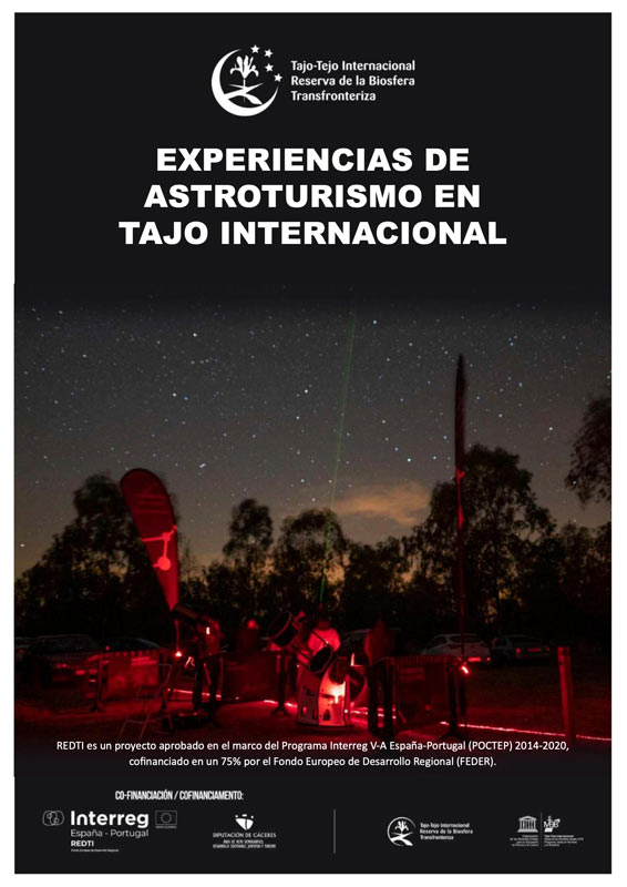 Catálogo experiencias astroturismo en Reserva de la Biosfera Transfronteriza Tajo-Tejo Internacional